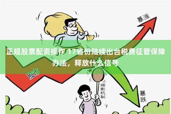 正规股票配资操作 17省份陆续出台税费征管保障办法，释放什么信号